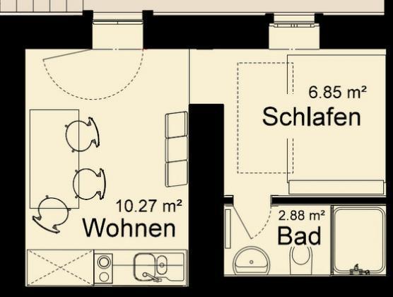 Goethezimmer - Kleine In Der Leibnizallee Apartment